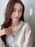 藝香天然和田玉952銀項鏈彌勒佛佛公吊墜玉石玉佛掛件女笑佛玉墜 高冰淺青色吊墜925銀扣頭) 曬單實(shí)拍圖