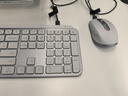 羅技（Logitech）MX Keys S無線藍(lán)牙鍵盤辦公鍵盤超薄全尺寸智能背光輕音便攜鍵盤 MXKeys S+Anywhere3S鍵鼠套裝白色 曬單實(shí)拍圖