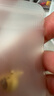 周大生18K黃金蝴蝶項鏈女鎖骨套鏈送女友生日禮物約1g 曬單實拍圖