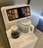 小米（MI）米家同款茶吧機(jī)若瀾2025新款家用客廳高端下置水桶全自動(dòng)智能飲水機(jī)燒水壺一體【次日達(dá) 炫彩雙顯大容量藍(lán)光壺白色+遙控+雙出水 即熱制冷型 冰溫?zé)?曬單實(shí)拍圖
