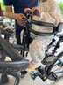OIMG山地車(chē)兒童座椅自行車(chē)兒童座椅前置帶娃座椅坐墊折疊寶寶安全座椅 座椅(小方扶+手腳踏+側圍) 曬單實(shí)拍圖