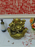 天祥緣 銅福袋聚寶盆擺件招聚代代有錢(qián)存錢(qián)罐家居財客廳辦公室裝飾大號 30號元寶聚寶盆 曬單實(shí)拍圖