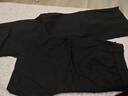 森馬（Semir）休閑褲男磨毛直筒褲25夏季簡(jiǎn)約通勤風(fēng)褲子純色百搭長(zhǎng)褲 黑色90001 L 曬單實(shí)拍圖