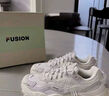 FILA FUSION斐樂(lè )官方潮牌硬糖鞋女子秋冬款厚底增高老爹鞋跑鞋休閑運動(dòng)鞋 曬單實(shí)拍圖