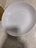 瓷俠客盤子菜盤家用白色骨瓷餐具碟子陶瓷餐盤套裝骨碟餃子盤深盤飯盤 8英寸常用菜盤（4個裝） 20.6cm 曬單實拍圖