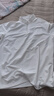 布先生立領(lǐng)簡(jiǎn)約拉鏈純色機(jī)能風(fēng)T恤男夏季高級(jí)感涼爽速干短袖上衣AT16028 皓月白 L (175) 曬單實(shí)拍圖