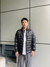 高梵黑金鵝絨服小黑金5.0立領百搭2025年新款男士短外套 黑色 L 曬單實拍圖