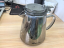 小熊（Bear）玻璃茶壺 泡茶壺飄逸杯耐熱高硼硅玻璃茶具800ml大容量茶水分離 曬單實(shí)拍圖