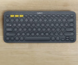 羅技（Logitech）時(shí)尚系列 K380 鍵盤(pán) 藍(lán)牙辦公鍵盤(pán) 無(wú)線鍵盤(pán) 女友 便攜超薄鍵盤(pán) 筆記本鍵盤(pán) 黑灰色 曬單實(shí)拍圖