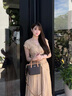 why2025新款包包女輕奢高級(jí)感托特包通勤女士單肩包斜挎包手提包 啡色 曬單實(shí)拍圖