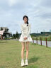 莫代爾冰絲防曬衣女2025新款防紫外線夏季薄款瑜伽服修身女士戶外短外套 【冰桃粉】 M 【建議100-120斤】 曬單實拍圖