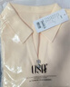 歐莎（OSA）純色V形polo領(lǐng)t恤衫女士夏季衣服2025新款短袖高檔顯瘦減齡上衣 米白色 L 曬單實(shí)拍圖
