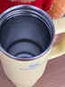 STANLEY巨無(wú)霸吸管杯水杯保溫杯不銹鋼杯子大容量辦公車載887ML-柚黃 曬單實(shí)拍圖