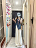 艾美琦美（AIMEIQIMEI）新款衣服女裝夏裝搭配2025年小個子氣質(zhì)顯瘦套裝休閑闊腿褲兩件套 套裝 S 曬單實拍圖