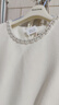 Mandy Zhang白月光裙釘珠白色連衣裙女氣質(zhì)訂婚輕禮服長(cháng)款背心裙子 月光女神 S 曬單實(shí)拍圖