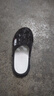 椰子拖鞋男士洞洞鞋夏季涼拖防滑開(kāi)車(chē)兩用鏤空半拖沙灘鞋運動(dòng)涼鞋 黑白 41 曬單實(shí)拍圖