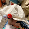 鹿珊伍八角帽日系復(fù)古棉麻女夏季彩色毛氈紐扣畫家帽子不對(duì)稱云朵貝雷帽 紐扣八角帽【米色】 曬單實(shí)拍圖