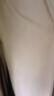 【哥弟制造商】闊腿褲女2025新款百搭松緊腰直筒寬松彈力 米色 XL 曬單實(shí)拍圖