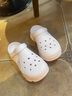 斯凱奇（Skechers）洞洞鞋女士夏季厚底泡泡鞋沙灘鞋涼鞋舒適透氣耐磨舒適拖鞋111671 曬單實(shí)拍圖