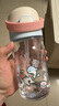 膳魔師（THERMOS）兒童吸管杯12M+便攜吸管杯Tritan學(xué)生水杯粉色420ml BBSD 曬單實(shí)拍圖