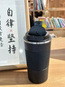 ENO英國(guó)ENO保溫杯咖啡杯男女陶瓷內(nèi)膽便攜奶茶高顏值車載隨行水杯子 隕石黑 500ml 曬單實(shí)拍圖