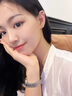 timebetter天然黃水晶純銀耳釘女簡約時尚方塊小眾設計感送證書生日禮物 天然黃水晶銀耳釘/寶石單邊約5mm 925銀材質 曬單實拍圖