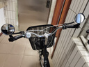 自行車后視鏡免安裝廣角凸面鏡折疊單車反光鏡電動車自行車到車鏡 后視鏡 大號鏡/8厘米兩個裝 曬單實拍圖