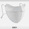 MissWiss修容立體防曬紫外線透氣口罩護眼角高顏值2025新款面罩女 藍煙灰 曬單實拍圖