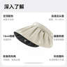 MISSION UV黑膠防曬帽女遮陽(yáng)帽太陽(yáng)帽貝殼空頂帽夏季遮臉?lè)雷贤饩€大帽檐帽子 曬單實(shí)拍圖