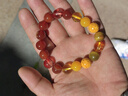 龍虎山發(fā)貨五行補(bǔ)缺喜用金水金土水木火磁場平衡手鏈紅瑪瑙手串珠 祝?？?手串【火土】男手圍20cm 曬單實(shí)拍圖