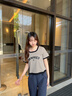 哈魯?shù)隙绦鋞恤女2025新款爆款夏季短款設(shè)計感潮流上衣時尚小個子減齡 高級灰 L （100-110斤） 曬單實(shí)拍圖