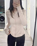 SIINSIIN 【專享】【戚薇同款】24年款修身防曬衣女款遮陽冰皮防曬服 裸杏粉 M 曬單實拍圖
