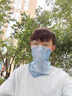 卡爾美（KELME）防曬面罩男騎行冰絲圍脖套面巾夏季魔術(shù)頭巾騎車登山外賣遮陽面罩 曬單實拍圖