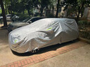 大眾高爾夫汽車專用車衣車罩防曬防雨隔熱加厚遮陽 銀色全罩（普通款） 曬單實拍圖