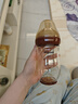 世喜新生兒防脹氣奶瓶3-7個月玻璃嬰兒仿母乳奶嘴240ml 曬單實拍圖