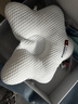 Hoag（霍格）嬰兒定型枕糾正頭型0-6-12月矯正新生兒寶寶枕頭護(hù)頸神器 白/藍(lán)色+ 【涼.暖雙面枕套】 曬單實(shí)拍圖