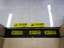 者也（ZYE）小心臺(tái)階警示貼 樓梯防滑警示貼斜紋標(biāo)識(shí)貼臺(tái)階貼提示地貼 30*10CM 5張裝 曬單實(shí)拍圖
