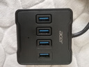 宏碁（acer）USB3.0分線器4口擴(kuò)展塢HUB集線器延長線轉(zhuǎn)換一拖四帶供電口筆記本臺(tái)式機(jī)多接口拓展1.5米 曬單實(shí)拍圖