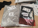杰克·瓊斯（JACK&JONES）25年衣服男裝純棉短袖t恤男士春夏季寬松潮流字母高端白色半袖 E40黑色 常規(guī) S 曬單實(shí)拍圖
