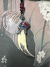 FANISHA男士項(xiàng)鏈狼牙吊墜本命年霸氣轉(zhuǎn)運(yùn)飾品生日禮物新年小眾 狼牙項(xiàng)鏈 曬單實(shí)拍圖