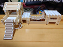 智慧寶盒兒童益智玩具魯班榫卯建筑積木木質(zhì)拼搭房子小車男孩女孩生日禮物 曬單實拍圖