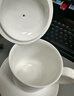 華光國瓷骨瓷茶杯高檔水杯帶蓋辦公室家用泡茶杯 絲路單只裝 曬單實拍圖