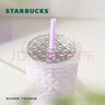 星巴克（Starbucks）沁紫系列浪漫紫色漸變高顏值咖啡吸管不銹鋼保溫 男女士送禮 浪漫紫色款吸管杯591ml 曬單實(shí)拍圖