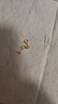 Lossot足金蝴蝶結(jié)黃金耳釘女5D硬金耳環(huán)耳飾送女朋友老婆生日禮物 曬單實拍圖