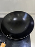 夏老大鑄鐵炒鍋32cm生鐵鍋無涂層不易生銹燃?xì)庠钔ㄓ脠A底炒菜鍋廚房好物 曬單實(shí)拍圖