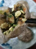 野人日記蕎麥薄皮素小籠包 薺菜/韭菜雞蛋500g 速凍包子速食早餐半成品食 蕎麥韭菜雞蛋包500g*4袋 曬單實(shí)拍圖