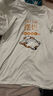 T恤男女同款五分袖半袖體恤潮流卡通情侶寬松五分袖夏季衣服件 擺爛黑色 L 曬單實(shí)拍圖