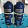 妮維雅（NIVEA）男士海洋酷爽爽身走珠液50ml*2（腋下止汗露 抑汗干爽） 曬單實(shí)拍圖