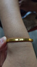 中國黃金（CHINA GOLD）冰川黃金戒指女999足金一對情侶對戒七夕情人節(jié)禮物送男女友老婆 【送女友】冰川戒指 約1.4g【女戒】 曬單實拍圖