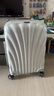 新秀麗（Samsonite）經(jīng)典貝殼拉桿箱男女超輕盈旅行行李箱升級版 白色 CS2 20英寸 可擴展 曬單實拍圖